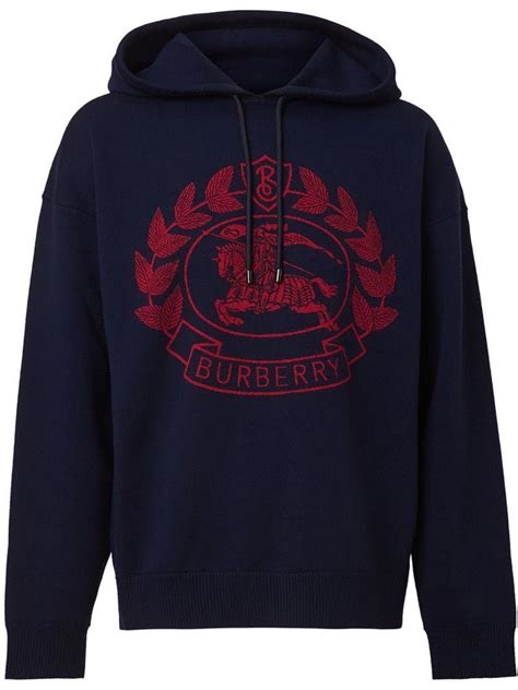 burberry crest sweatshirt|burberry designer hoodie.